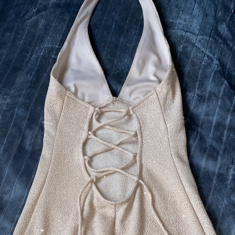 Gold Prom Dress Long